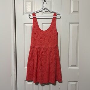 Guess Vibrant Coral Sleeveless Dress